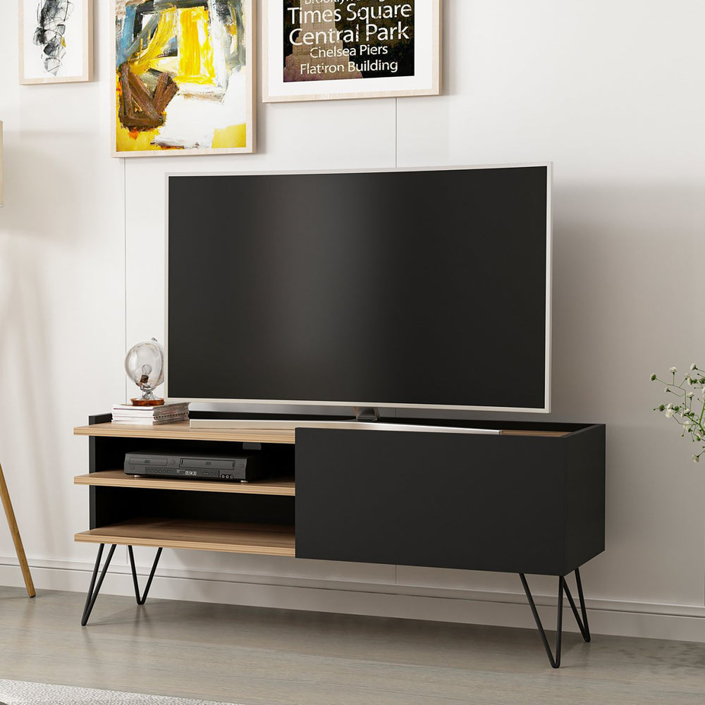 Fernsehtafel Dronninglund Zwart [en.casa] - premiumXL