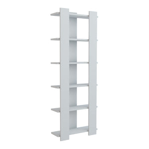 [en.casa] Boekenkast Præstø schap 160x60x19,5 cm wit