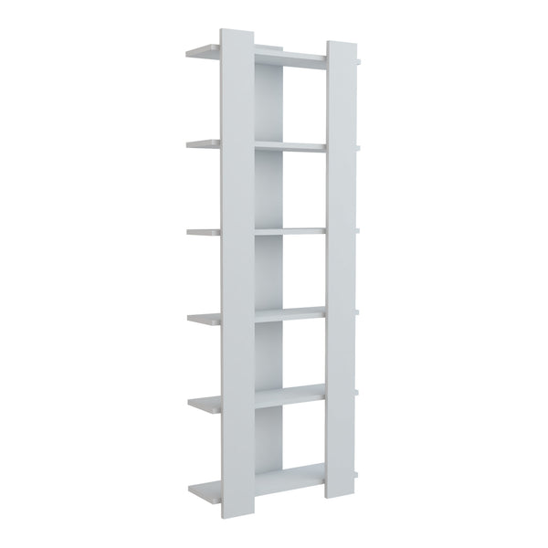 [en.casa] Boekenkast Præstø schap 160x60x19,5 cm wit