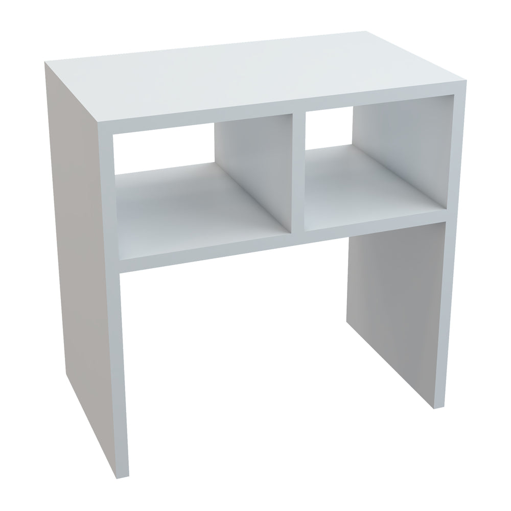 Bijzettafel Ravnsborg 50x50x30 cm Wit [en.casa] - premiumXL