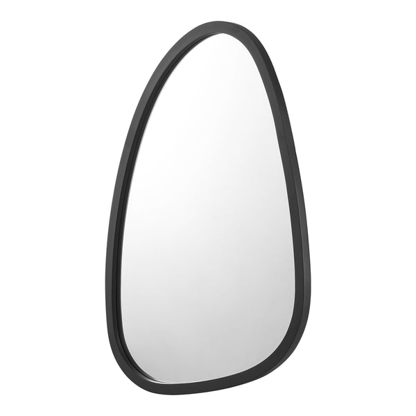 [en.casa] Spiegel Grottole hangend 62x50 cm zwart mat