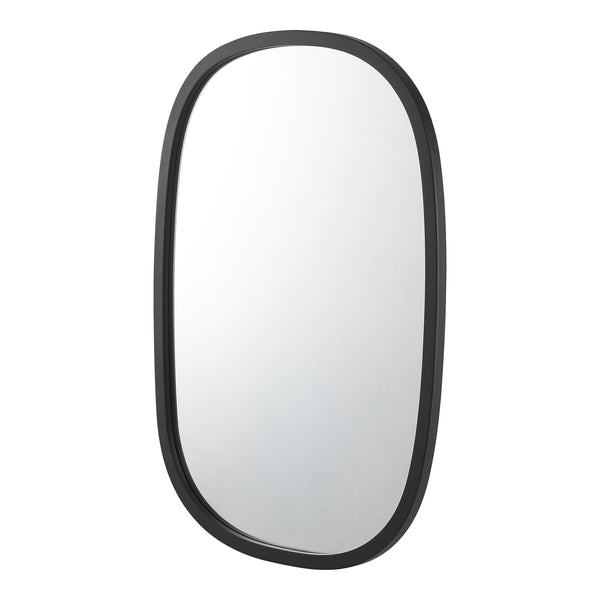 [en.casa] Spiegel Copertino hangend 70x50 cm zwart mat