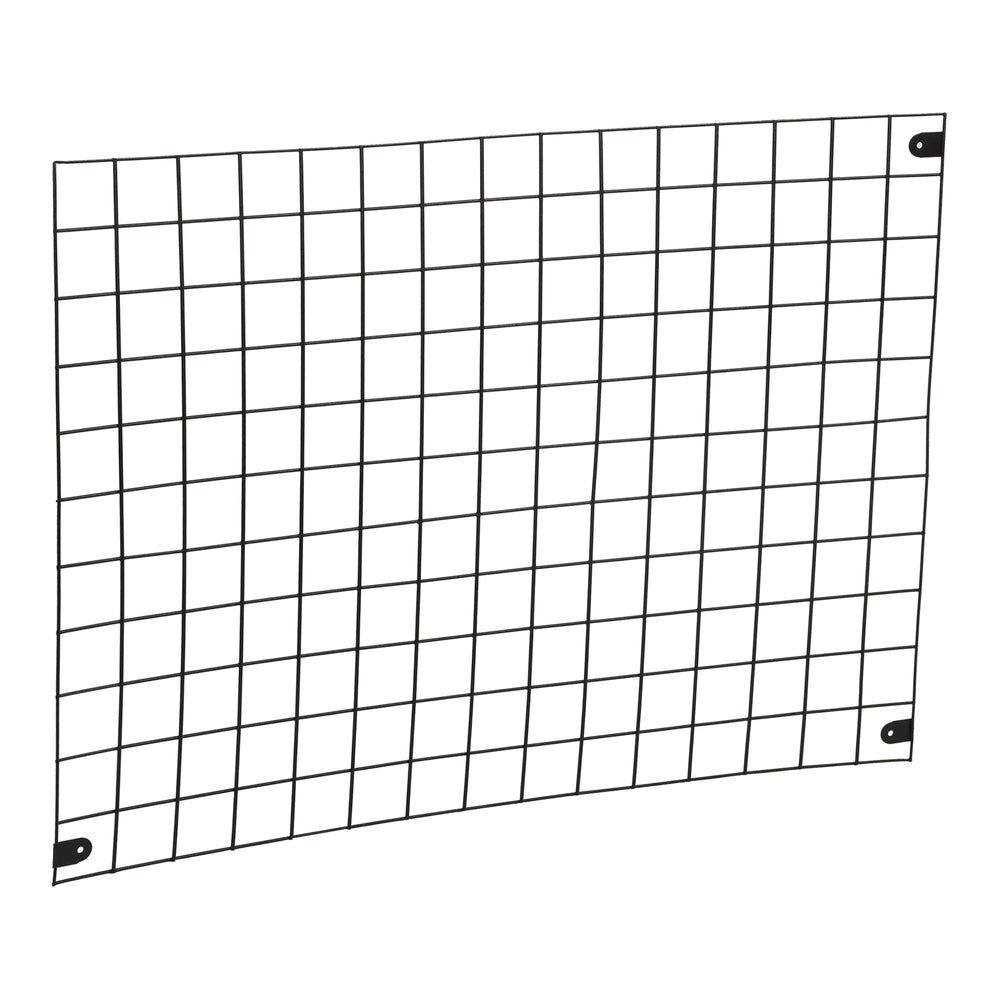 Wandrooster Sæby Metaal 75 x 55 cm Zwart [en.casa] - premiumXL
