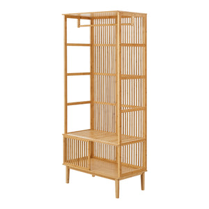 [en.casa] Halmeubel Vemb 185x80x45 cm bamboe