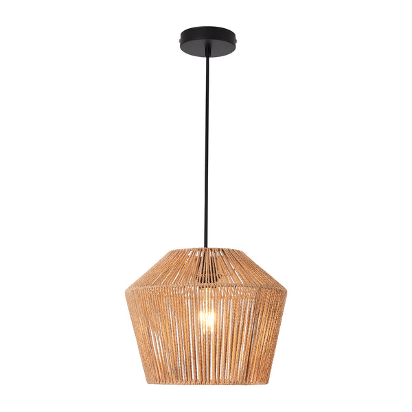 lux.pro Hanglamp Sela 158x33 cm zwart en beige E27