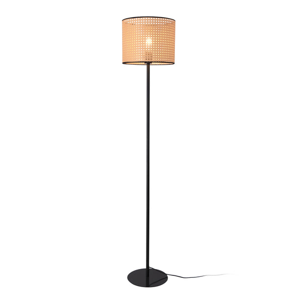 lux.pro Staande lamp Helens vloerlamp 154x30 cm zwart en beige