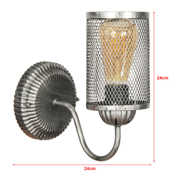 [lux.pro] Wandlamp Painswick zwart en wit E27