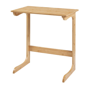 [en.casa] Bureau Hægebostad laptoptafel 65x60x40 cm bamboe