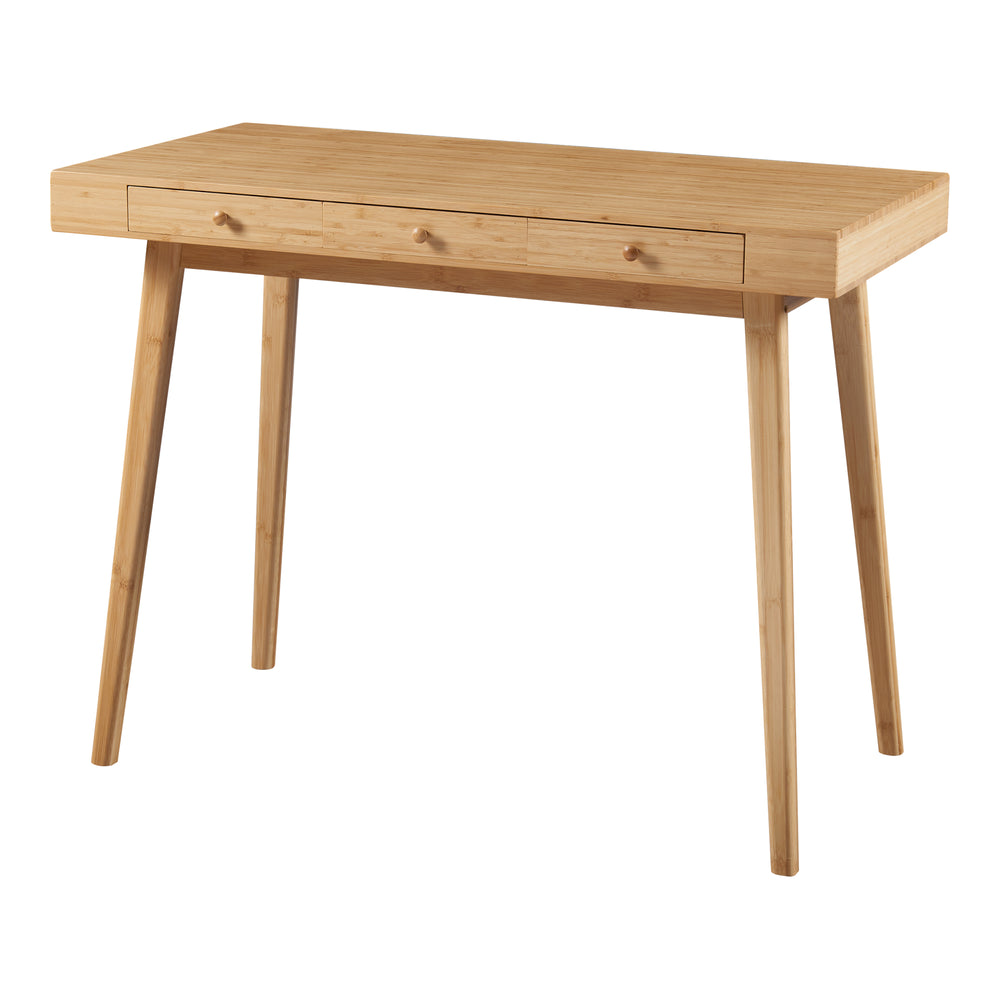 Schreibtisch Hässleholm Bamboe 100x50x75cm Natuur [en.casa] - premiumXL