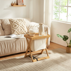 [en.casa] Picknicktafel Hattfjelldal opvouwbaar 53x48x32 cm bamboe