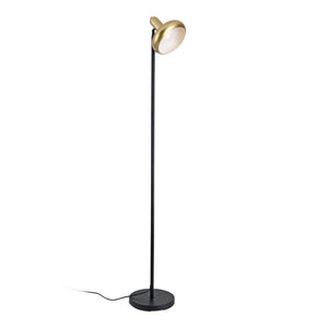 lux.pro Staande lamp Namsos vloerlamp 156 cm E27 zwart en goudkleurig