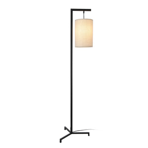 lux.pro Staande lamp Skaun 161x42x42 cm zwart en beige