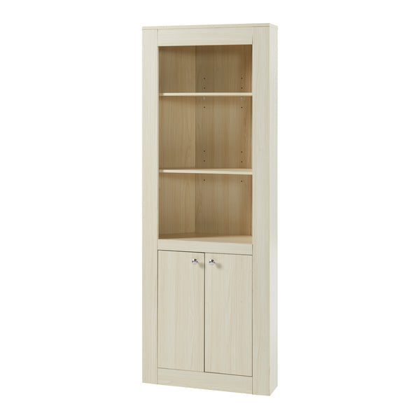 [en.casa] Boekenkast Eura 170x62x30 cm eikenkleurig