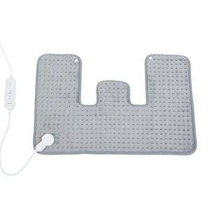 [en.casa] Elektrisch warmtekussen Borrello 65x45 cm 100W grijs