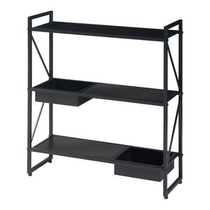 Plantenstandaard Berkelland 65,5x60x20 cm zwart [en.casa]