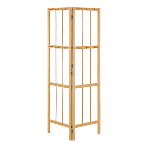 Wandkapstok Hyllestad opvouwbaar 165,5x90x8 cm bamboe [en.casa]