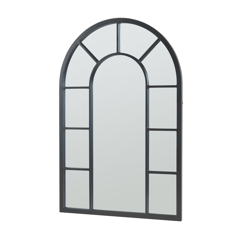 Wandspiegel Enonkoski 90x60 cm Zwart [en.casa] - premiumXL