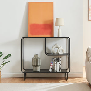 Consoletafel Færder zwart mat [en.casa]