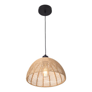 Design hanglamp Romsey E27 zwart en beige lux.pro