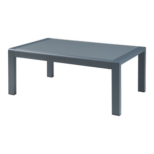 Tuintafel Avise 100x60x40 cm glazen tafel antraciet casa.pro