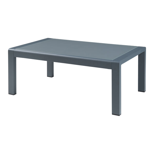 Tuintafel Avise 100x60x40 cm glazen tafel antraciet casa.pro