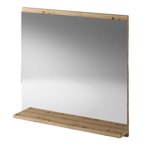 Badkamermeubelset Newport 4-delig voor wandmontage houtkleurig [en.casa]