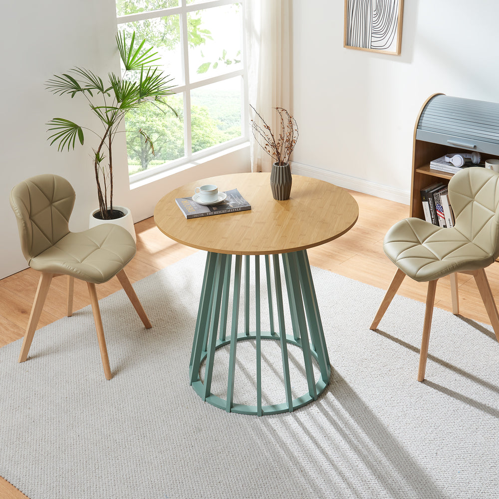 Eettafel Lensuu rond 80x76 cm [en.casa]