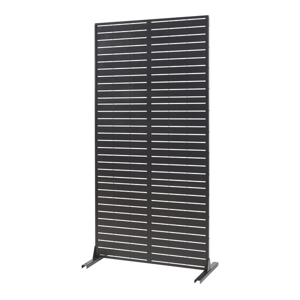 Scheidingswand Trolu zwart 200x100x50 cm casa.pro