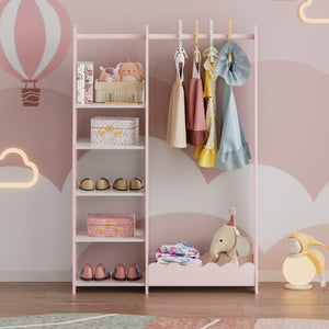 Kinderrek Vestnes 114x77x30 cm wit [en.casa]