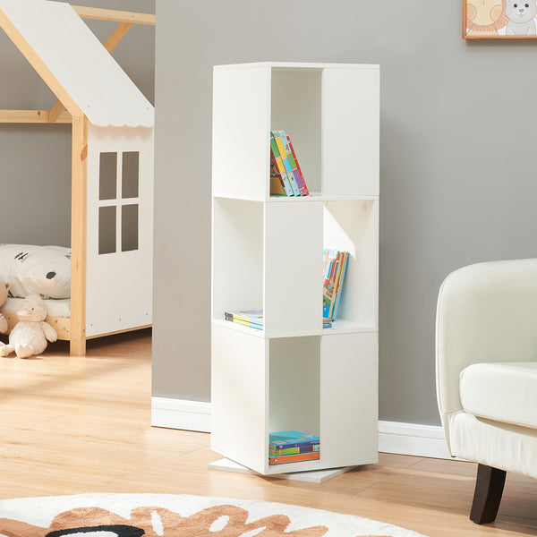 Boekenkast Fjelmarirg 109x34x34 cm wit [en.casa]