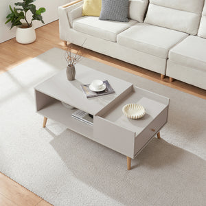 Salontafel Hallevil 106x59x44 cm wit [en.casa]