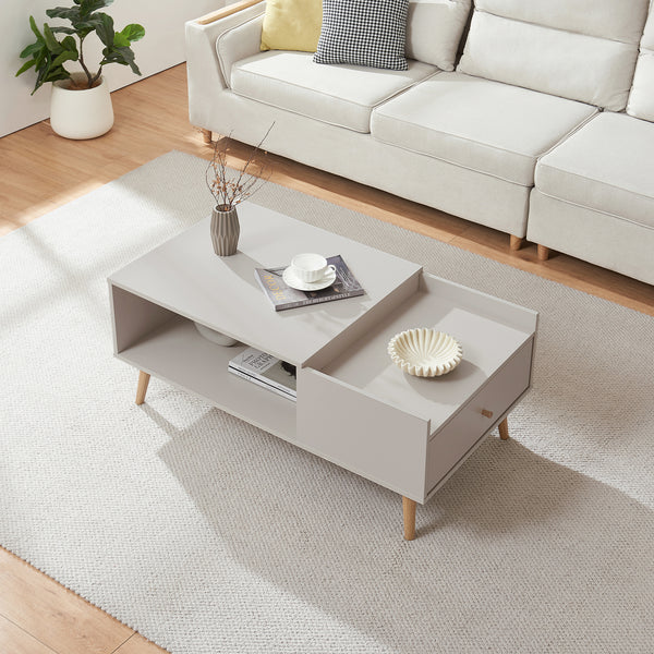 Salontafel Hallevil 106x59x44 cm wit [en.casa]