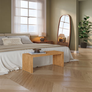 Schoenenrek Korjad 90x33x43 cm Bamboe [en.casa]