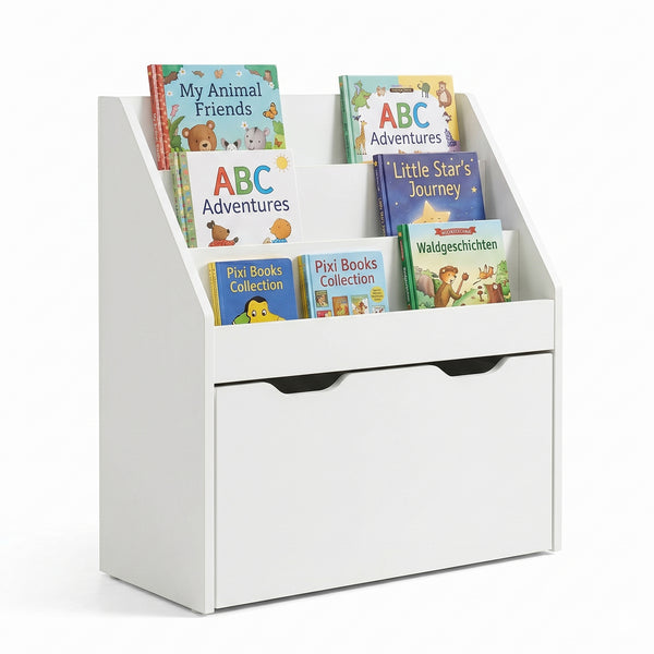 Kinderrek Sirlstalo 70x63x30 cm Wit [en.casa]