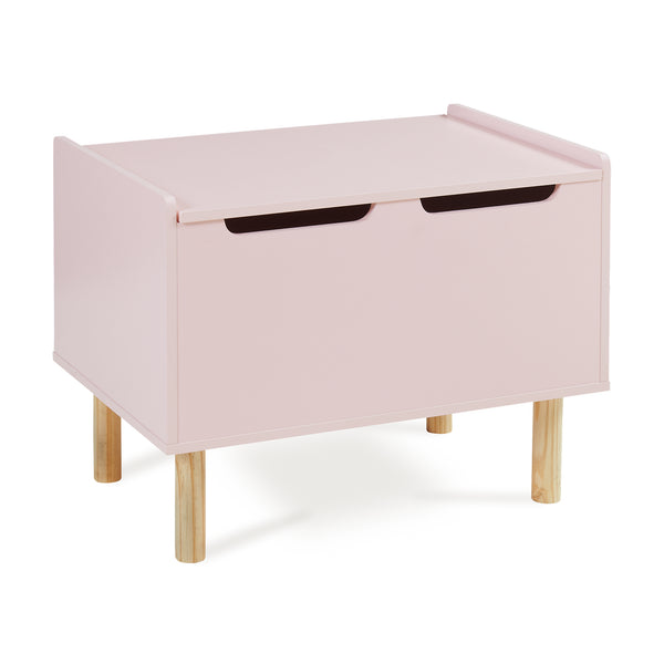 Speelgoedkist Virer 60x40x45 cm Roze [en.casa]