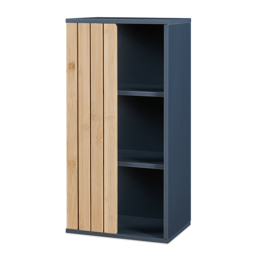 Hangkast Svanes 60x30x20 cm Donkergrijs/Natuur [en.casa]