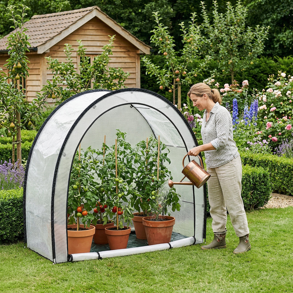 Plantenkas Larshasas 180x80x170 cm trasparant [en.casa] 