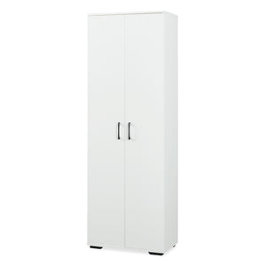 Kledingkast Chalvefted 175x60x35 cm Wit [en.casa]