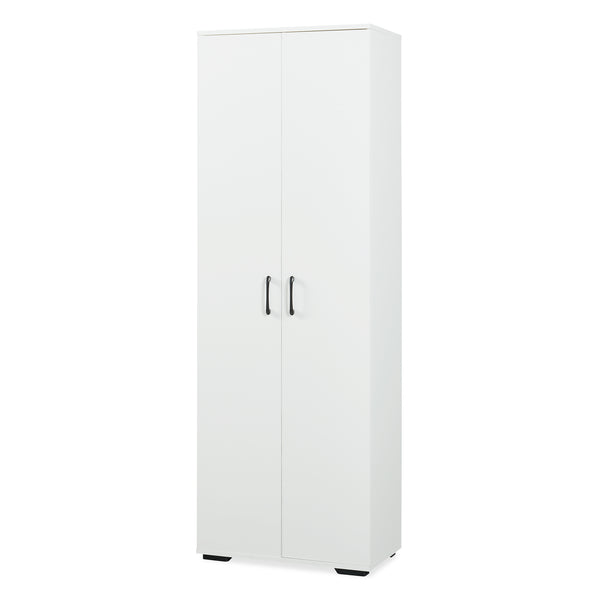 Kledingkast Chalvefted 175x60x35 cm Wit [en.casa]