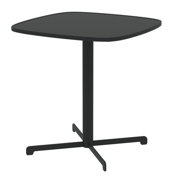 Outdoor bistrotafel Foggia 75x70x70 cm staal antracietgrijs [casa.pro]