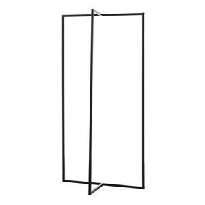 Kapstok Norjad 160x80x41 cm Metaal Zwart [en.casa]