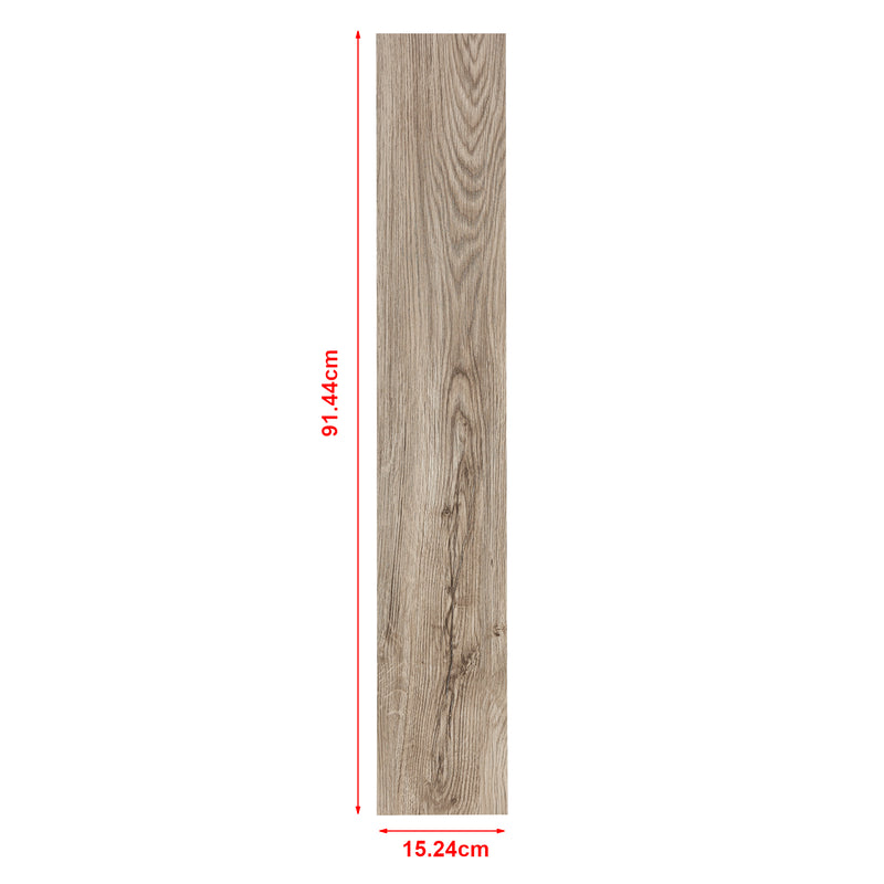 Maatschets PVC laminaat 0,975 m² zelfklevend voelbare houtstructuur eiken