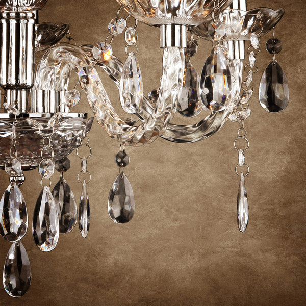 Kroonluchter Elegance 5-armig 5xE14 chroom lux.pro