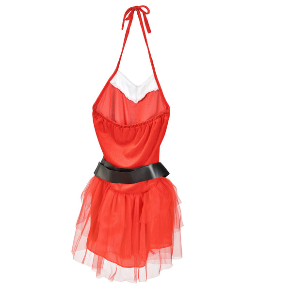 Kerstkostuum voor vrouwen verkleedkleiding