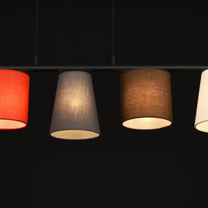 Design hanglamp Ontario 150x105x20 cm 5xE14 meerkleurig