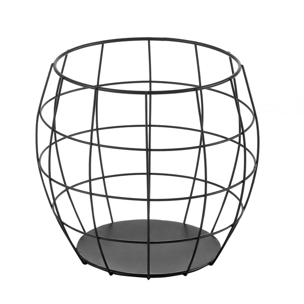 Bijzettafel salontafel set van 3 afneembaar tafelblad zwart