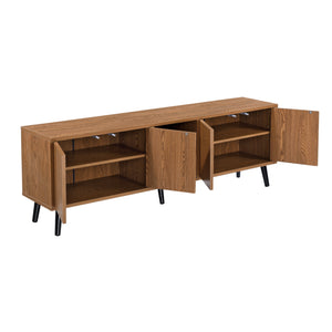 TV meubel Hedemora druk en open 140x30x45,5 cm houtkleurig