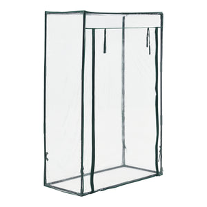 [en.casa] Tuinkas Terzigno kweekkas 100x50x150 cm transparant