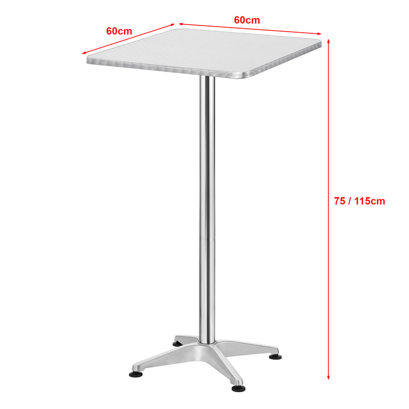 Maatschets [en.casa] Bartafel Järpen tuintafel opvouwbaar verstelbaar