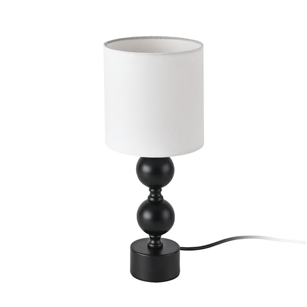 [lux.pro] Tafellamp Wrexham bureaulamp 40 cm E14 zwart en wit